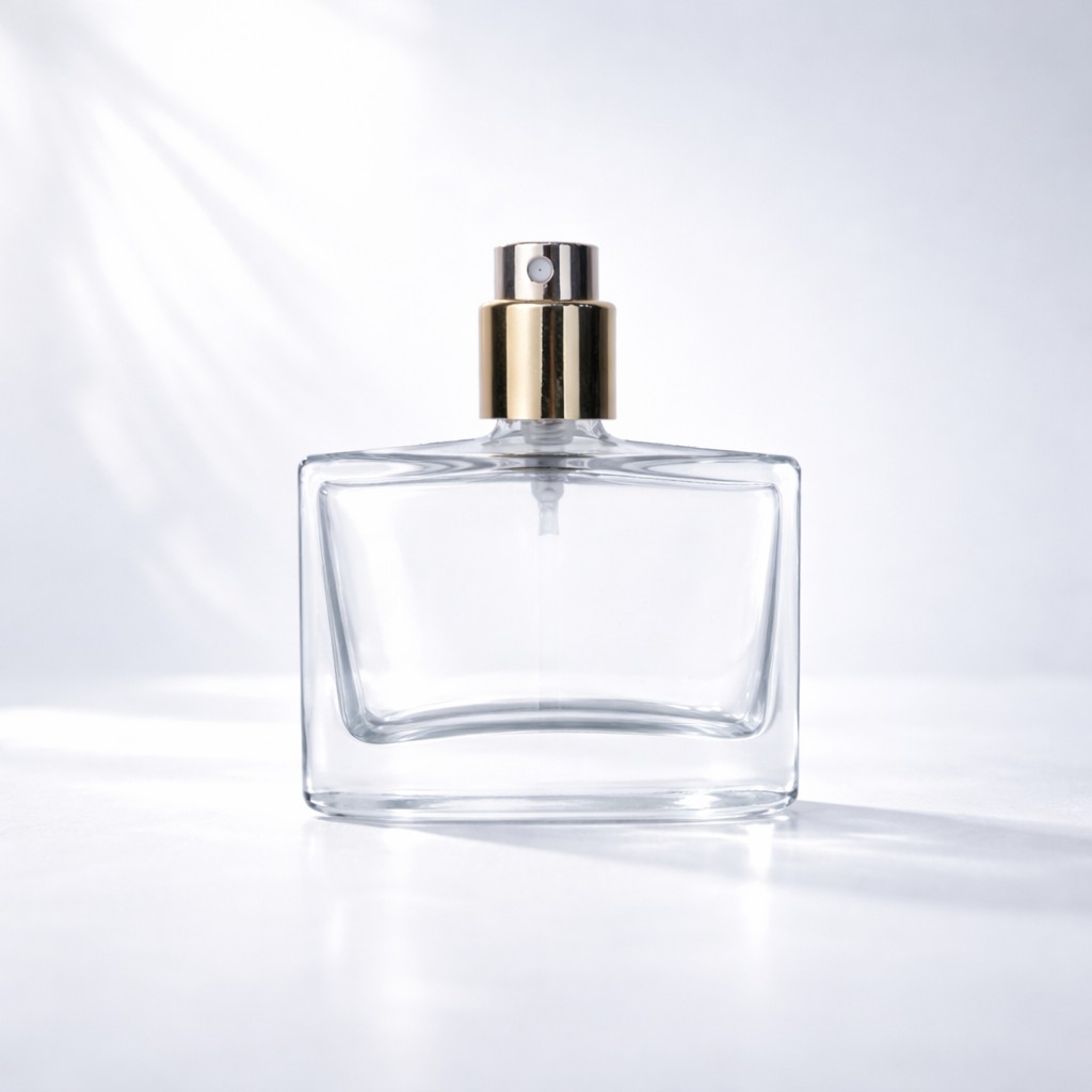 TB56 30ml Luxury Square Glass Perfume Bottle 