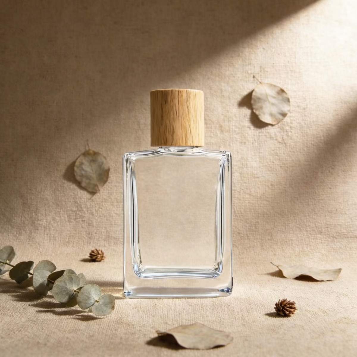 TB54 50ml Square Glass Perfume Bottle