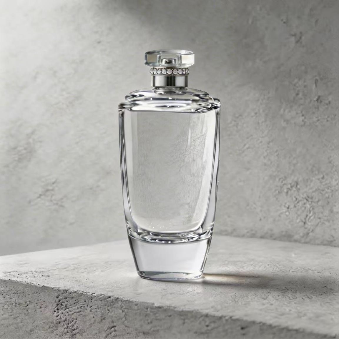 TB59 100ml Luxury Clear Glass Perfume Bottle