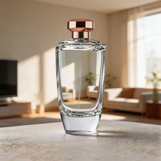 TB59 100ml Luxury Clear Glass Perfume Bottle
