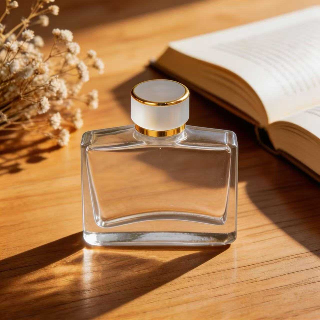 TB56 30ml Luxury Square Glass Perfume Bottle 