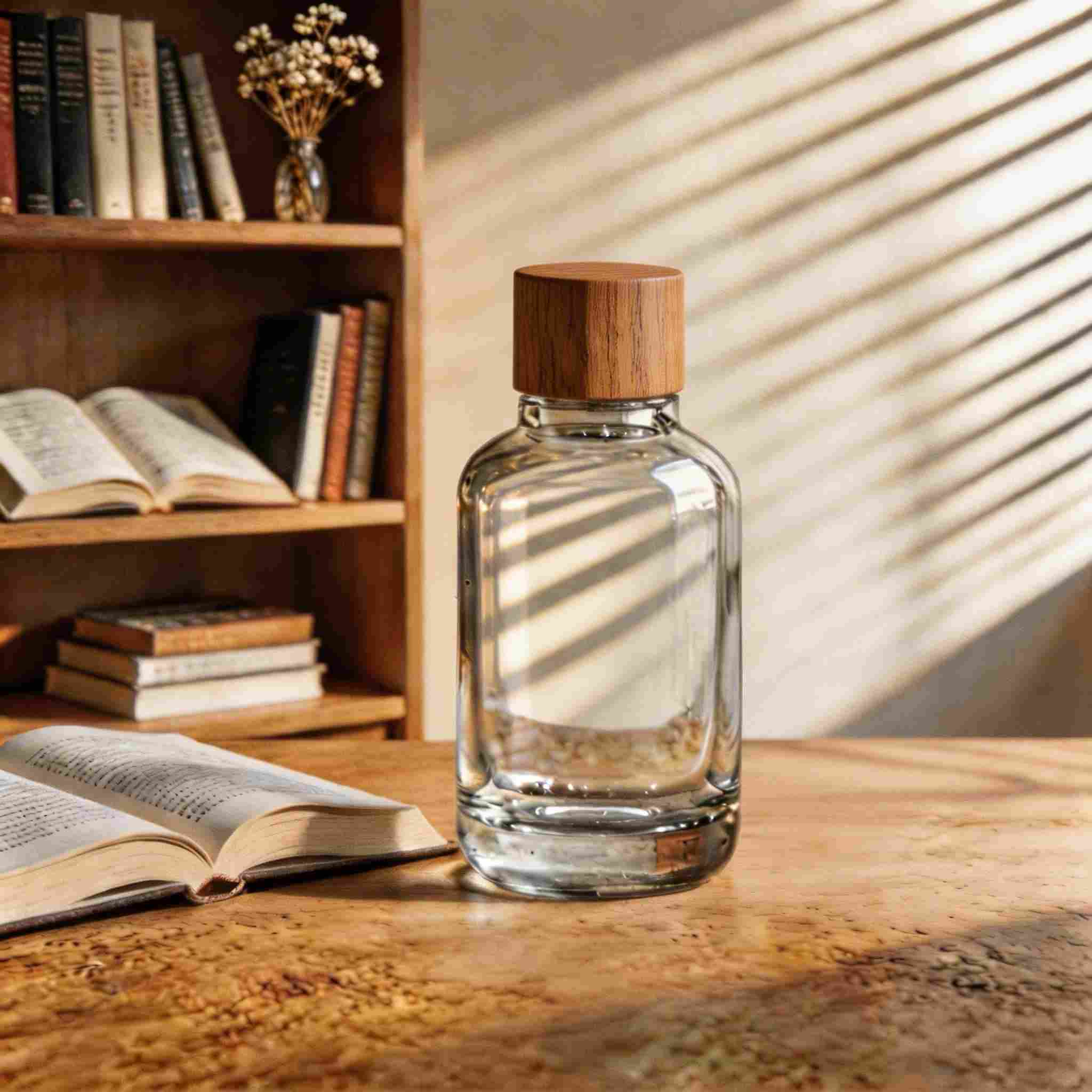 TB55 60ml Round Glass Perfume Bottle 