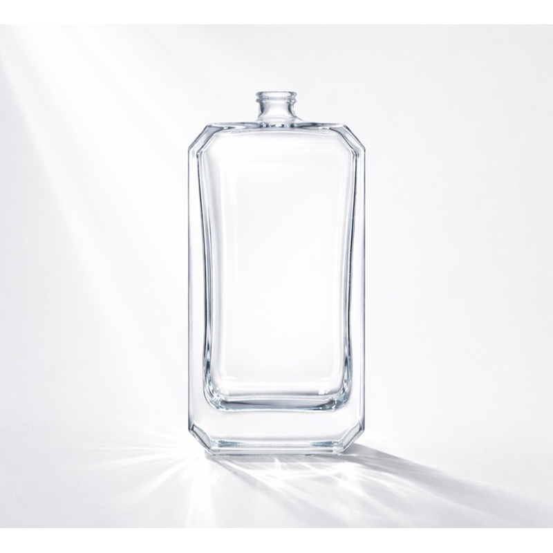 TB61 100ml Clear Luxury Glass Perfume Bottle