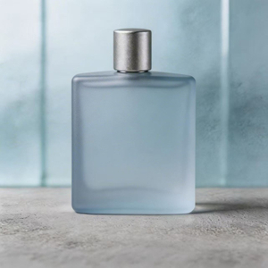 TB62 100ml Square Glass Perfume Bottle with Metal Cap 