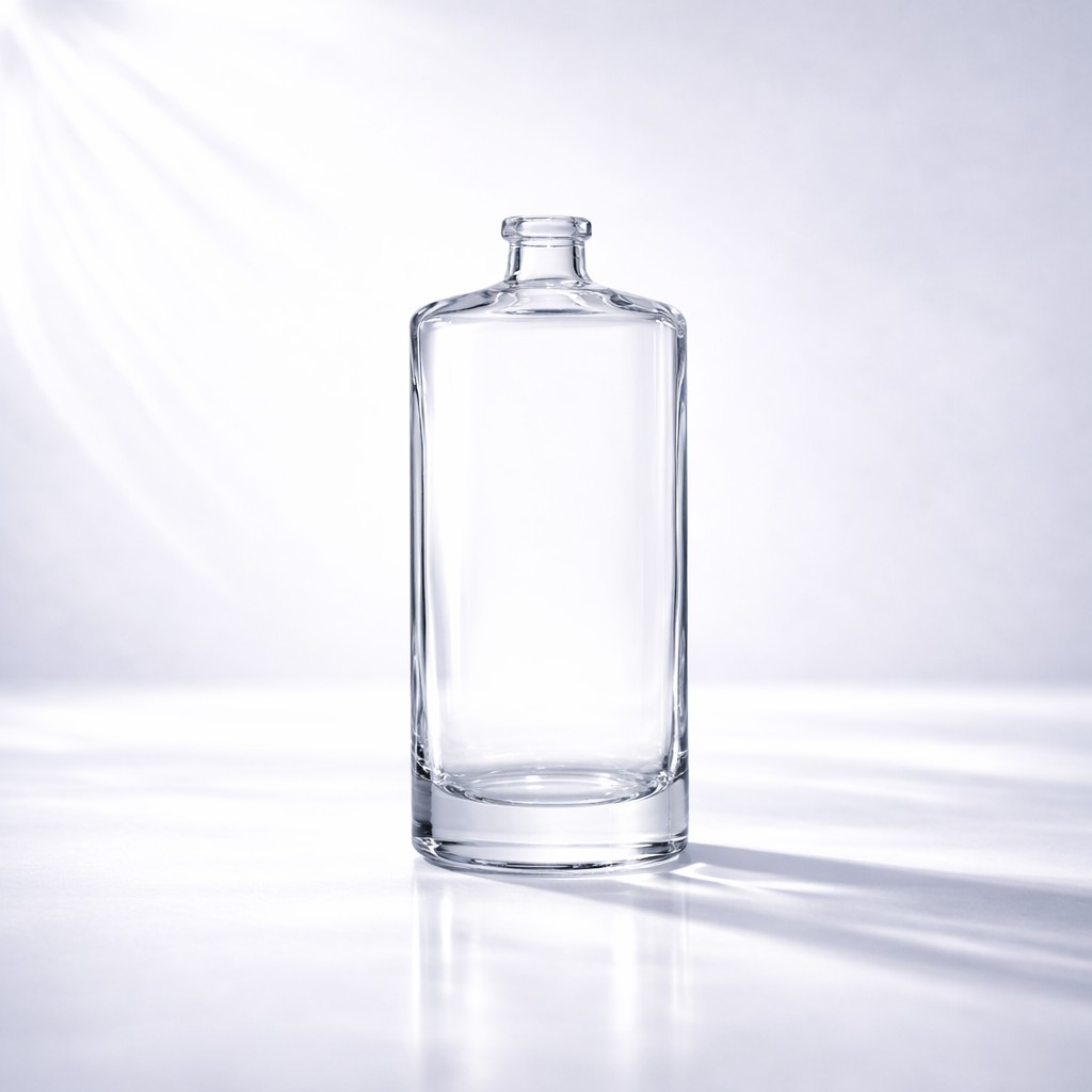 TB45 100ml Luxury Glass Perfume Bottle with Gold Cap