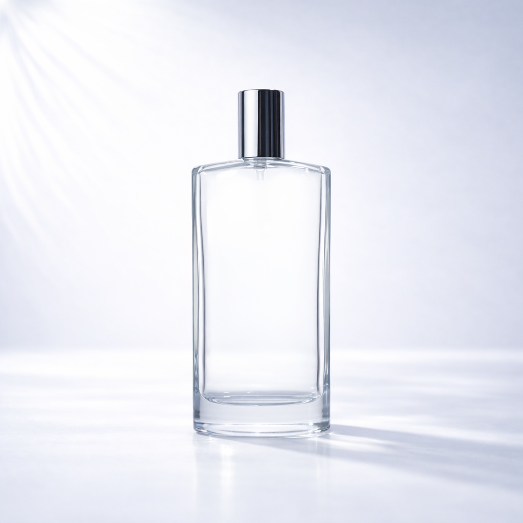 TB45 100ml Luxury Glass Perfume Bottle with Gold Cap