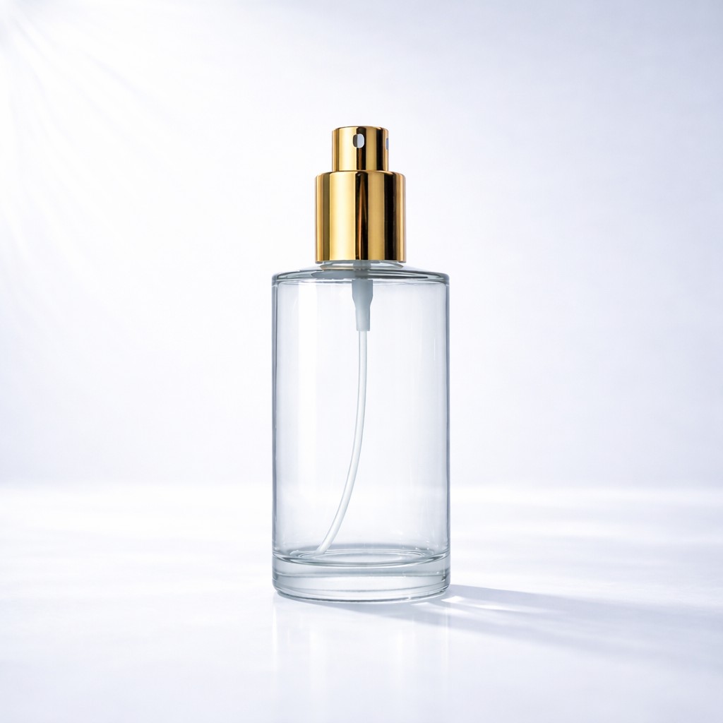 TB44 110ml Luxury Round Glass Perfume Bottle 