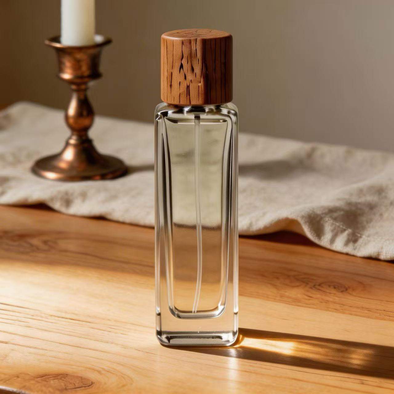 TB51 110ml Square Glass Perfume Bottle