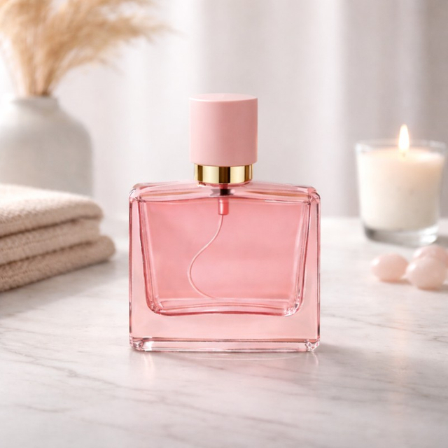 TB08 30ml Rectangular Glass Perfume Bottle – Luxury Thick Base Fragrance Packaging