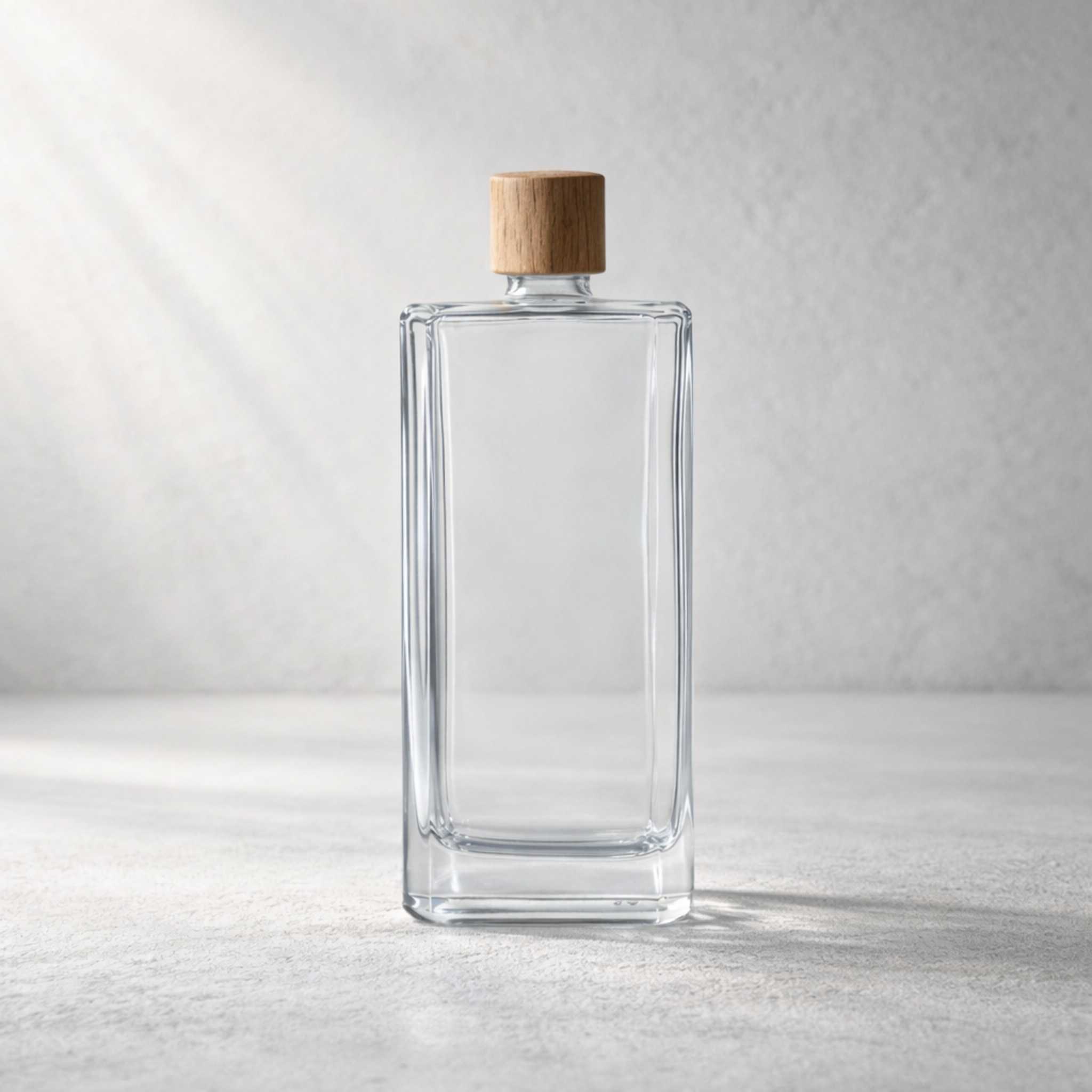 TB46 100ml Luxury Rectangular Perfume Bottle – Thick Glass Fragrance Bottle