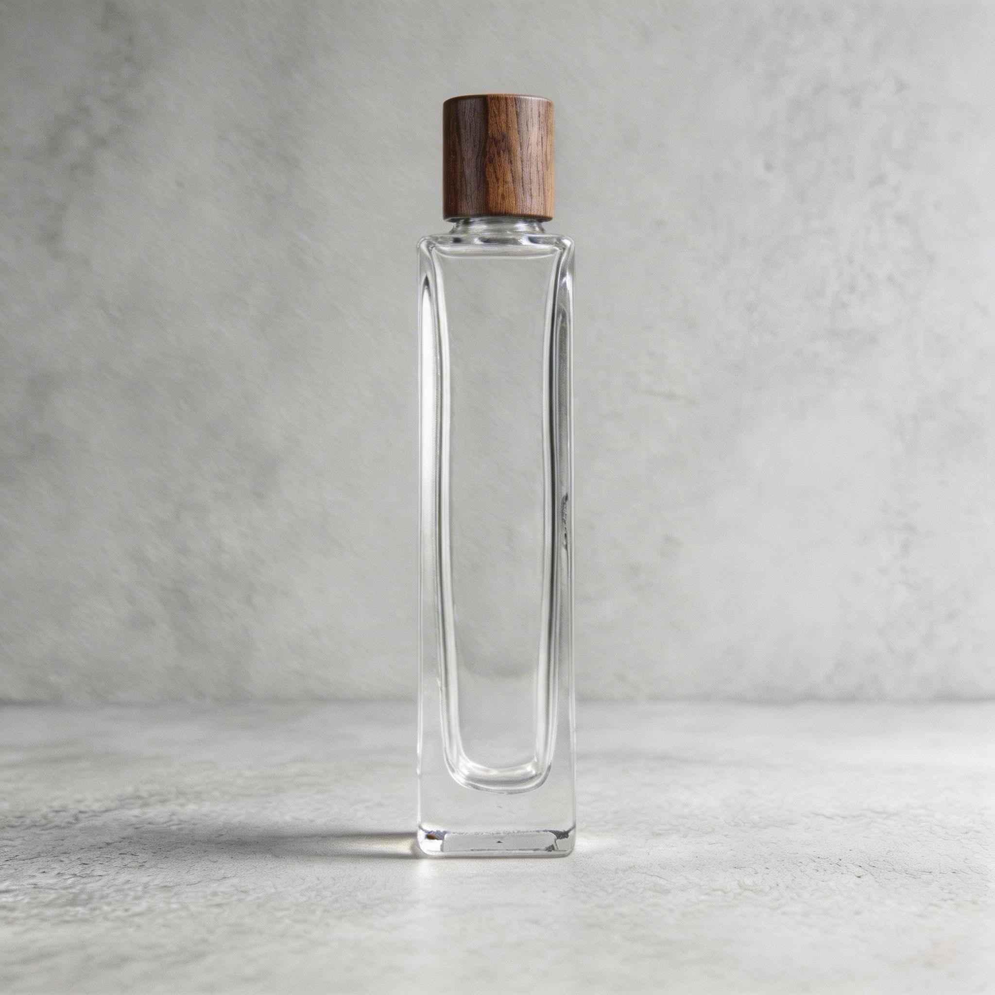 TB52 50ml Square Essential Oils Glass Bottle