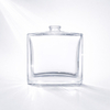 TB62 100ml Square Glass Perfume Bottle with Metal Cap 