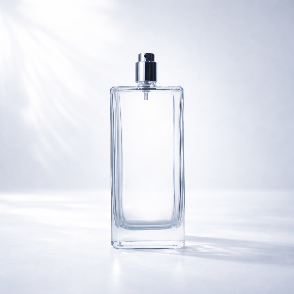 TB46 100ml Luxury Rectangular Perfume Bottle – Thick Glass Fragrance Bottle