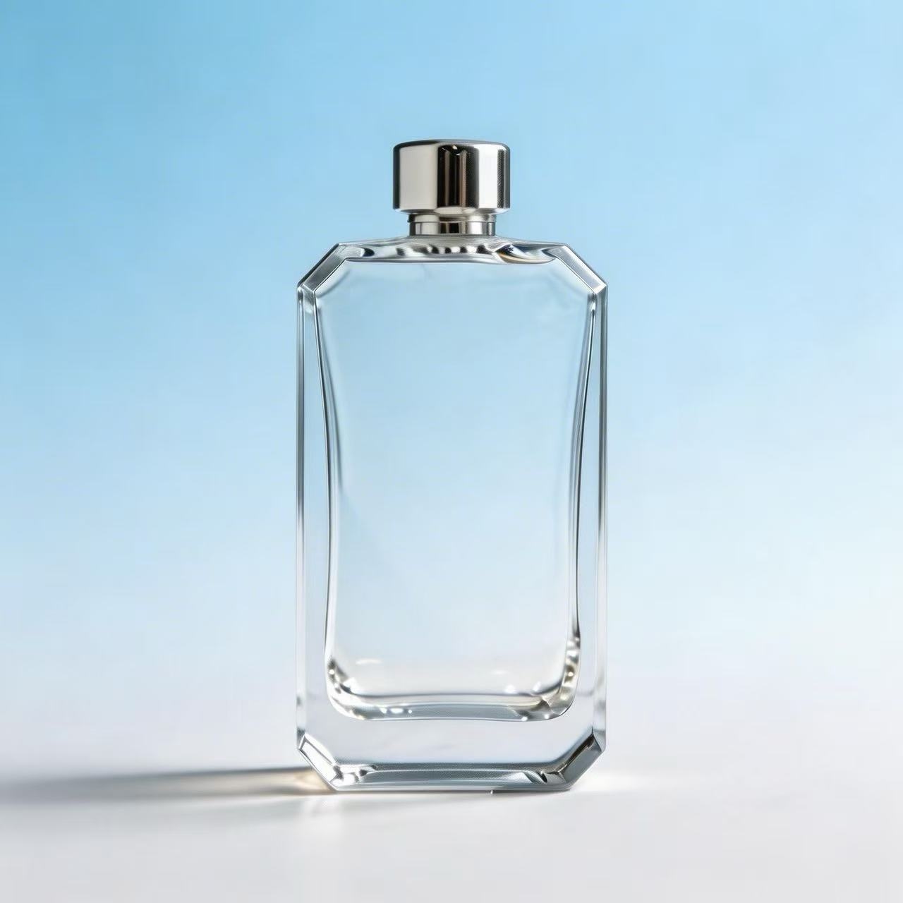 TB61 100ml Clear Luxury Glass Perfume Bottle