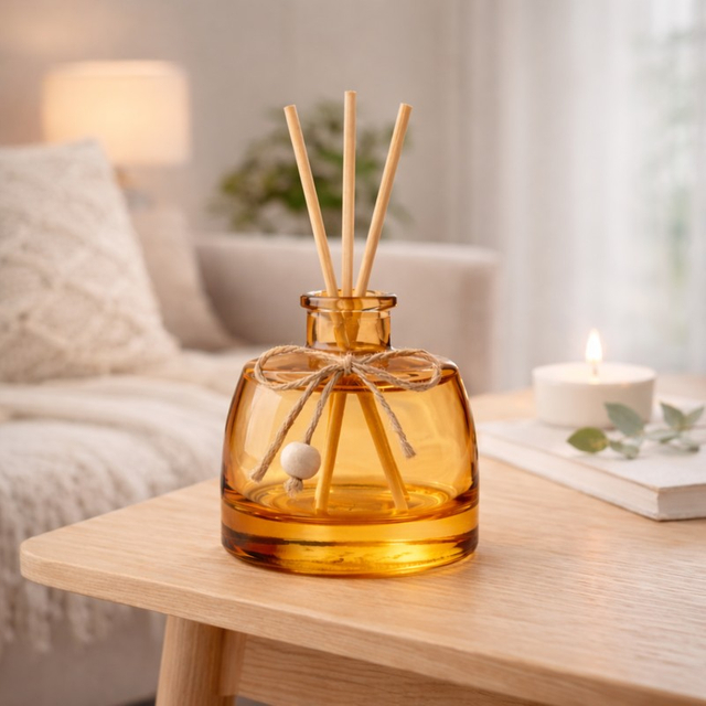 TB66 100ml Clear Glass Reed Diffuser Bottle