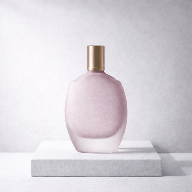 TB18 50ml Custom Frosted Glass Perfume Bottle 