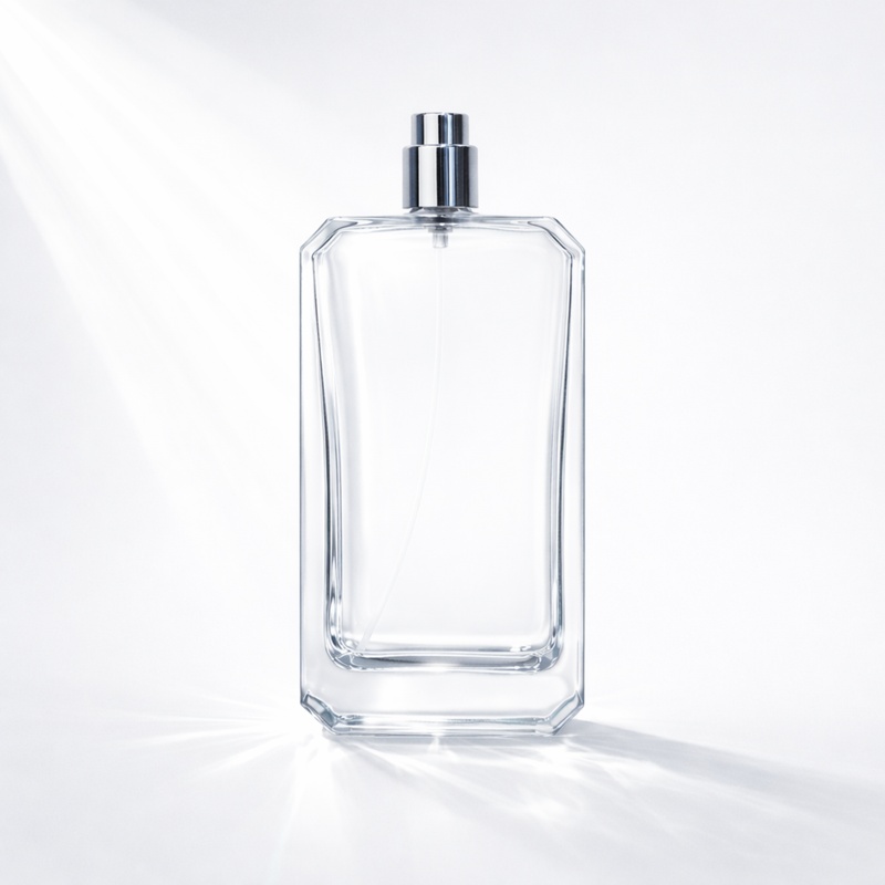TB61 100ml Clear Luxury Glass Perfume Bottle